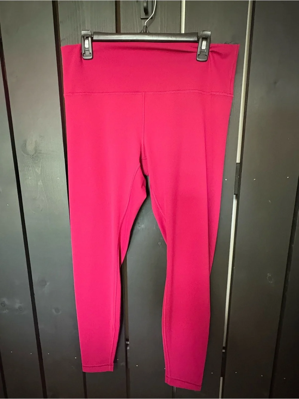 Lululemon Wunder Train High Rise Tight 25” Leggings Size 14 Magenta Pink